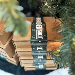 BenShot Mini Whiskey Bottle Christmas Ornament