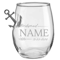 Bridesmaid Wine Glasses
