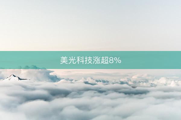 美光科技涨超8%