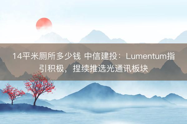 14平米厕所多少钱 中信建投:Lumentum指引积极,捏续推选光通讯板块