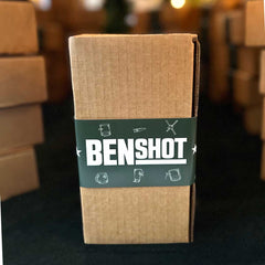 BenShot Mini Whiskey Bottle Christmas Ornament