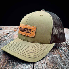 BenShot Snapback Leather Patch Hat