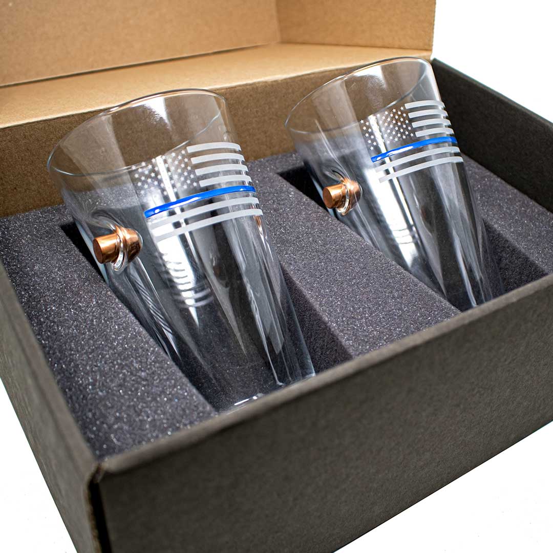 Thin Blue Line Glasses