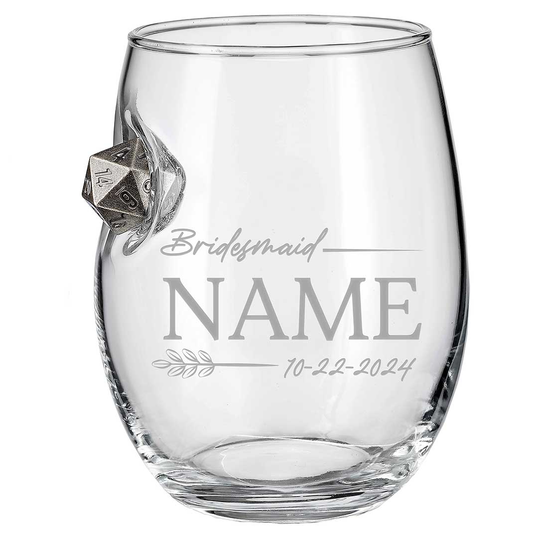 Bridesmaid Wine Glasses