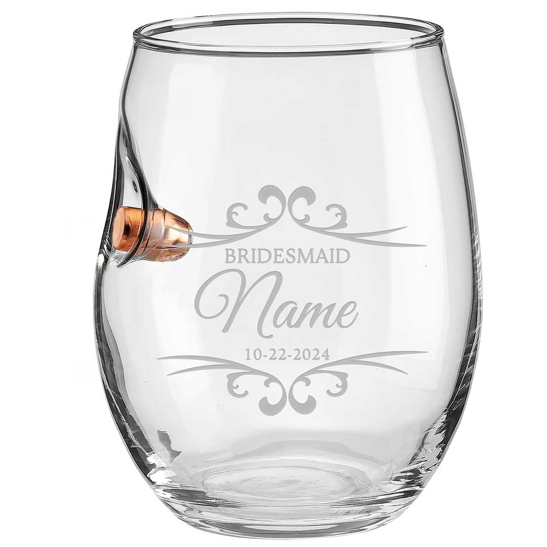 Bridesmaid Wine Glasses