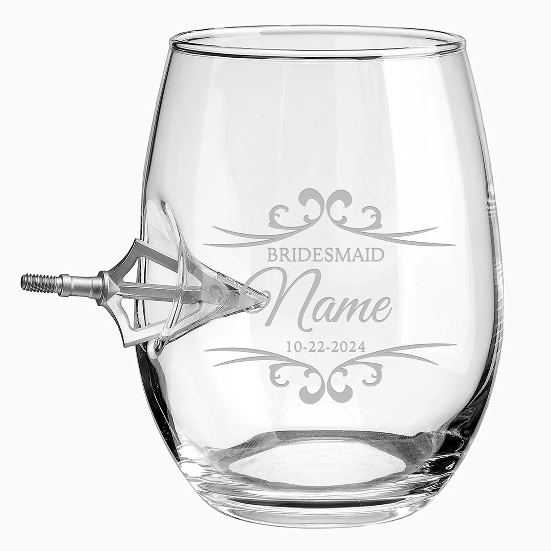 Bridesmaid Wine Glasses