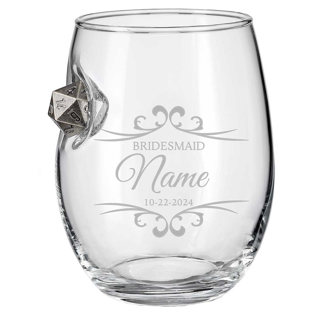 Bridesmaid Wine Glasses
