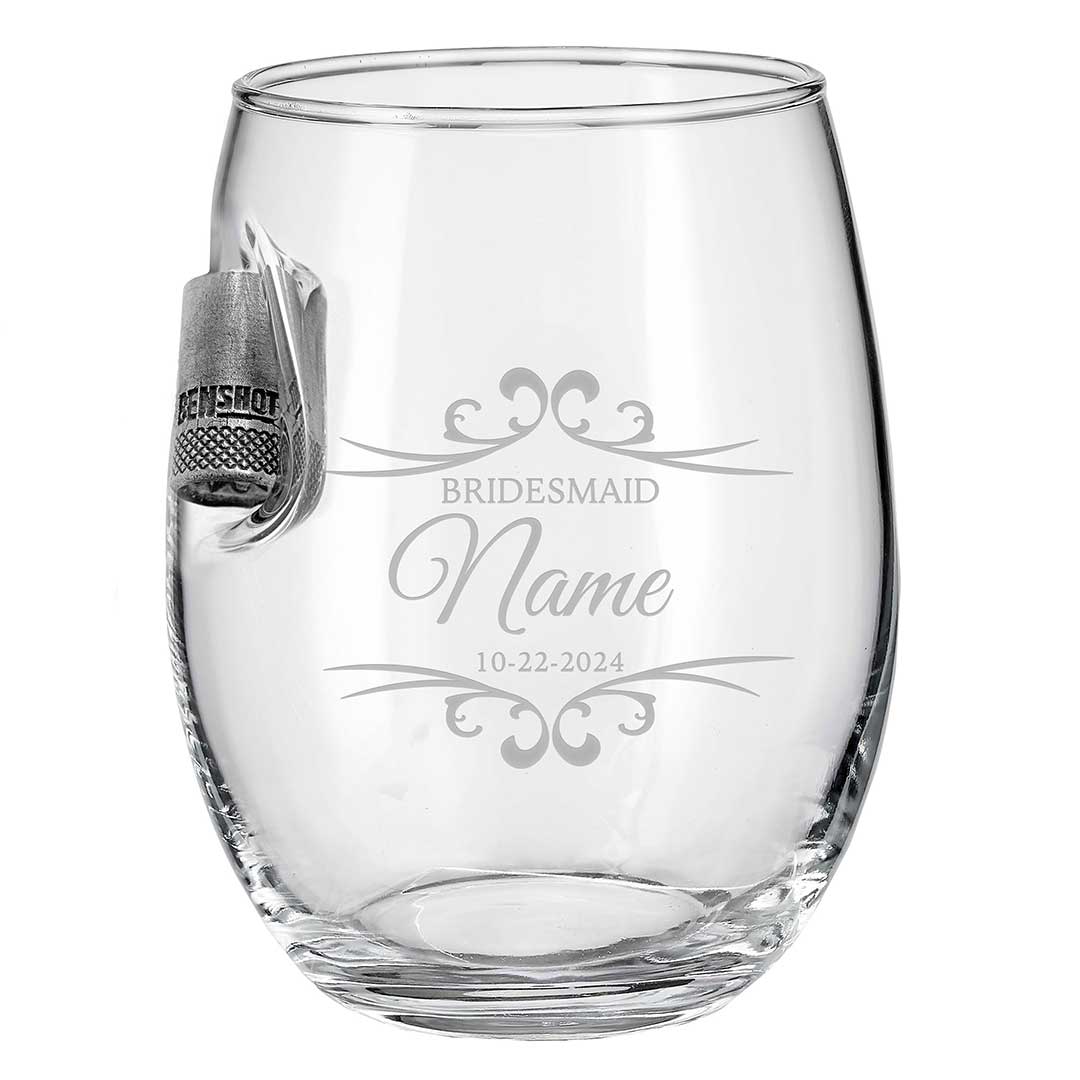 Bridesmaid Wine Glasses