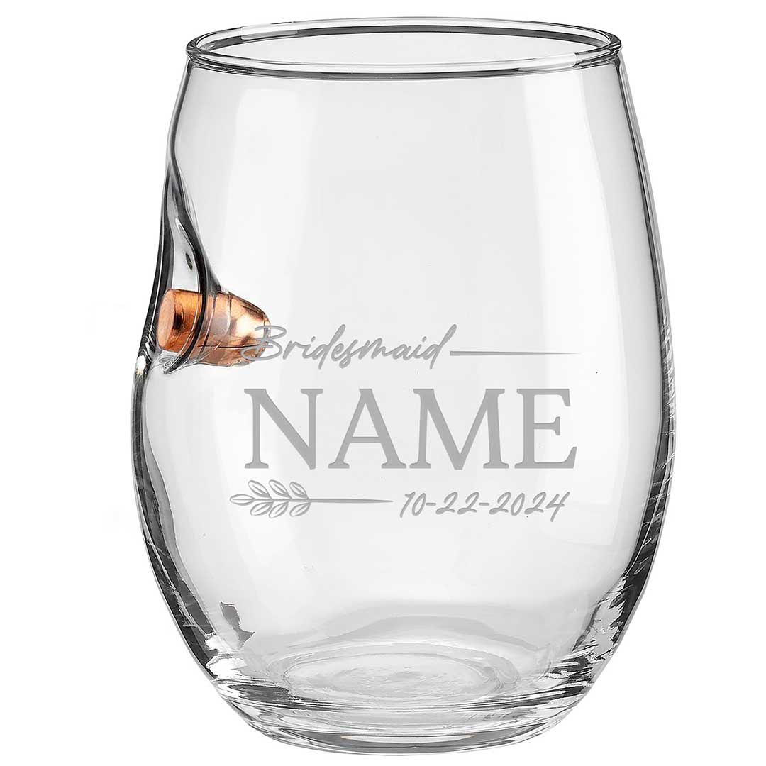 Bridesmaid Wine Glasses