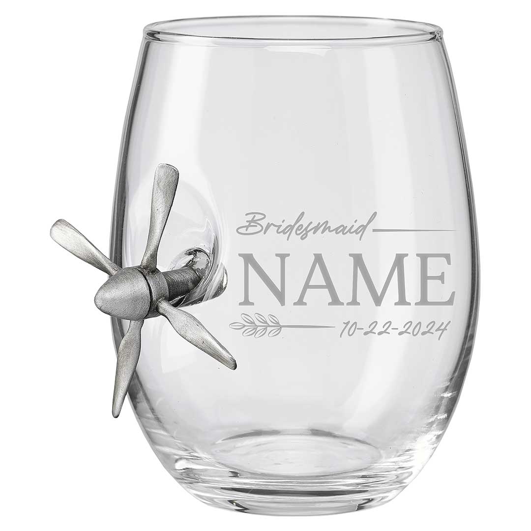 Bridesmaid Wine Glasses