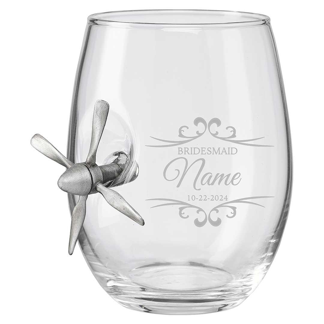 Bridesmaid Wine Glasses