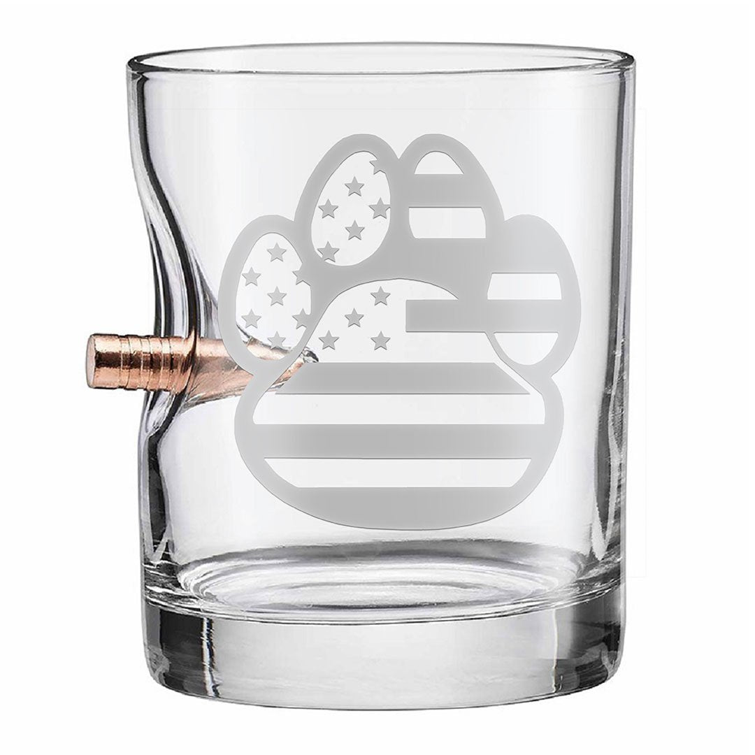 K-9 Pawlice Whiskey Glass