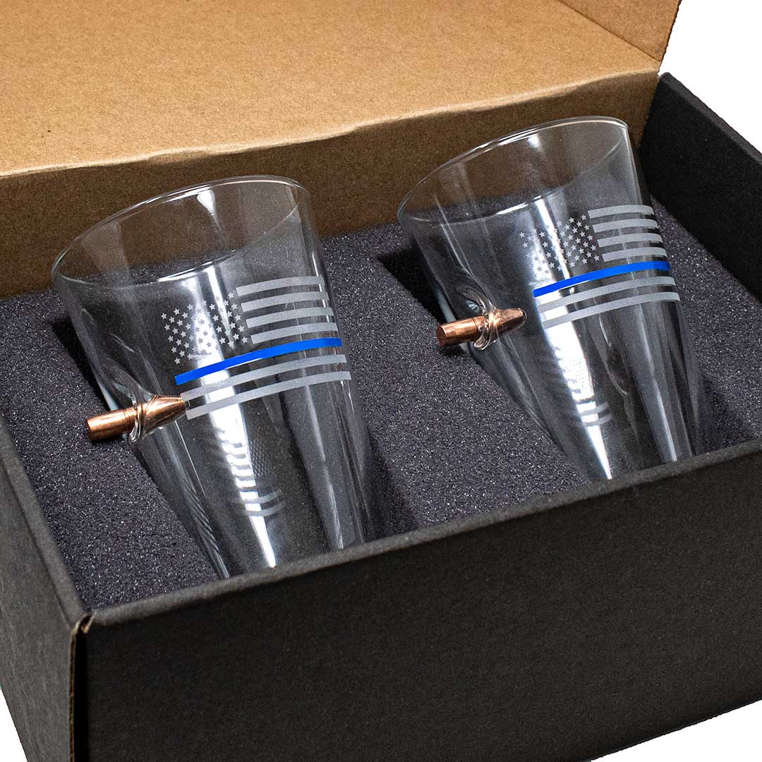 Thin Blue Line Glasses