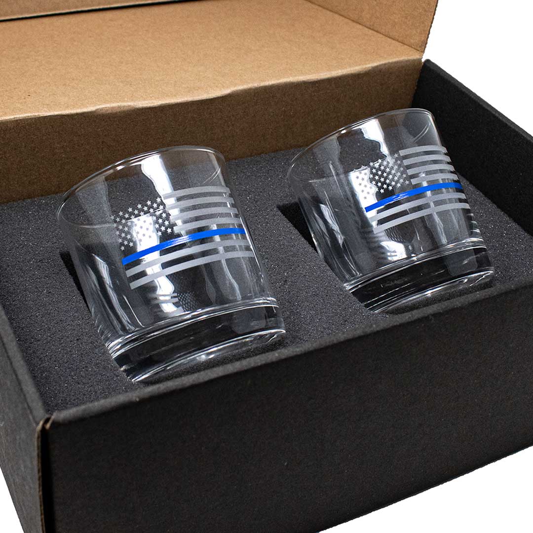 Thin Blue Line Glasses