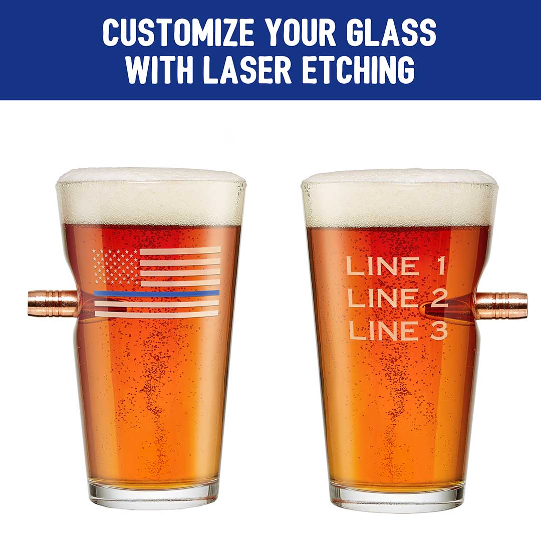 Thin Blue Line Glasses